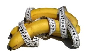 banana și centimetrul ca imitație a creșterii penisului